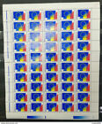 RM454 2000 ROMANIA FLAGS EUROPEAN UNION MICHEL #5457 65 EURO 1SH (50ST) MNH
