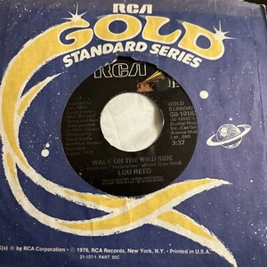 Lou Reed/Walk On The Wild Side/1975 RCA Gold Standard RE US 7" Single VG+ Bowie - Picture 1 of 5