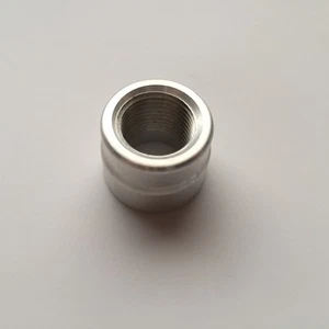 3/8" NPT PIPE THREAD ALUMINUM WELD ON FITTING BUNG MADE IN THE USA- 10 pack - Foto 1 di 5
