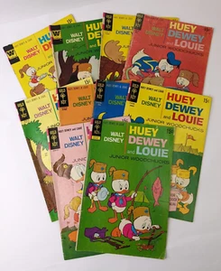 10x Walt Disneys Huey, Dewey and Louie Whitman Comic Books 1966-72 - Picture 1 of 3