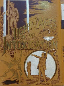 1888 SALESMAN SAMPLE Broken Fetters Alcohol Intoxication Book Morris illustrated - Imagen 1 de 12