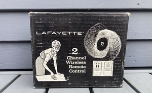 Mando a distancia inalámbrico de dos canales Lafayette electrónica vintage nuevo en caja años 60 - Imagen 1 de 6