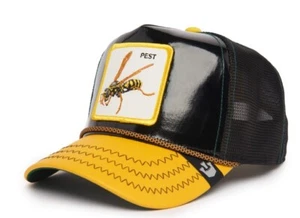Goorin Bros Limited Edition Mesh Trucker Hat Buzzin Cuzzin The Pest Wasp Bee - Picture 1 of 6