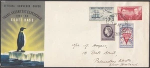 NEW ZEALAND ROSS DEPN ANTARCTIC 1957 FDC PENGUIN FINE CONDITION (ID:04/RD041) - Picture 1 of 1