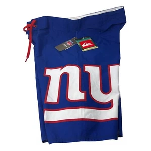 Pantalones Cortos QUIKSILVER New York Giants Hombres Talla 31 Azul NFL Natación Surf NUEVO NYG - Imagen 1 de 18