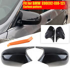 M3 Style Carbon Fiber Color Side Mirror Cover Caps Fits BMW E90 E92 E93 LCI 2PCS