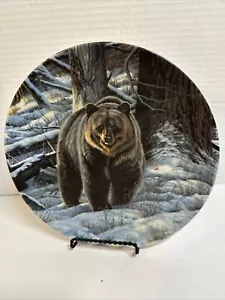 Limited Edition The Grizzly Bear Decorative Plate #1343C by Paul Krapf - Picture 1 of 6