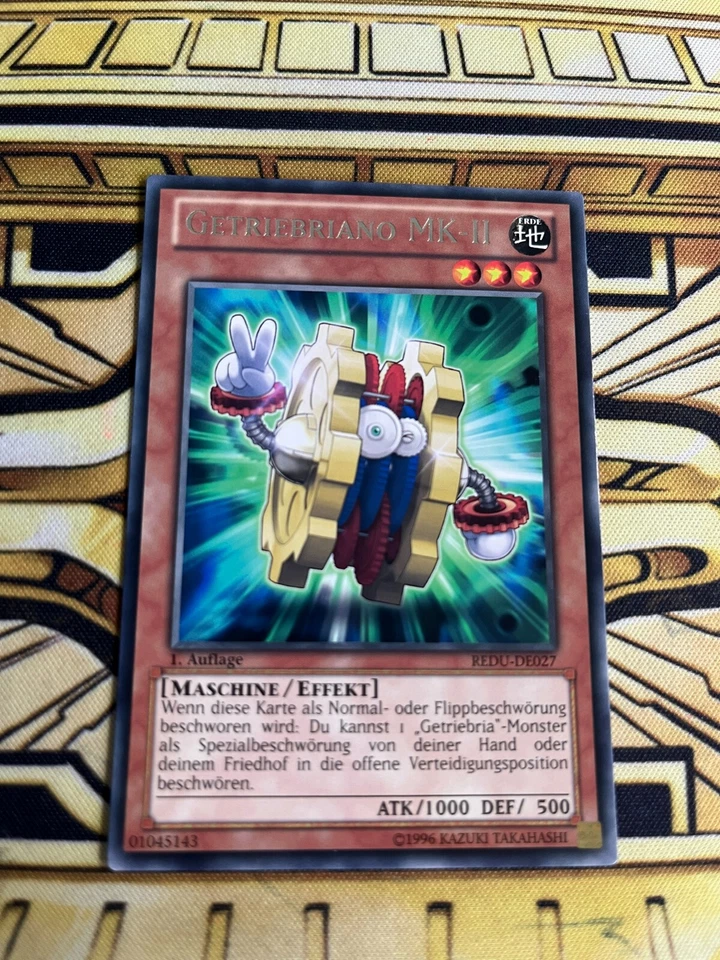 Yugioh GETRIEBRIANO MK-II REDU-DE027 Rare - Bild 1 von 1