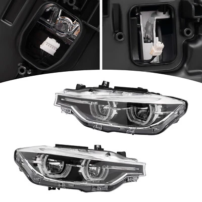 Left/Right Side Headlights For 2016-2019 BMW 3 Series F30 LED Headlights US Foto 1 de 4