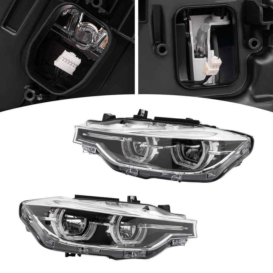Left/Right Side Headlights For 2016-2019 BMW 3 Series F30 LED Headlights US — 第 1/4 张图片