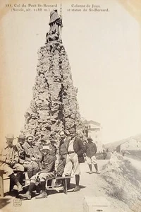 Cartolina - Colonne de Joux et de St. Bernard - 1907 - Foto 1 di 2