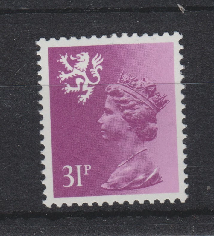 GB SG S51Ea MNH MINT Scotland 31p Purple Type II Regional Machin Definitive P14 - Image 1 of 1