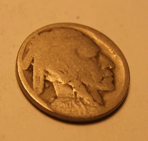 1917 P Buffalo Nickel 6 RESTORED - Picture 1 of 2