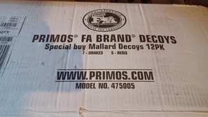 Final Approach-Primos -Mallard Decoy's Pack of 12 New - Picture 1 of 4