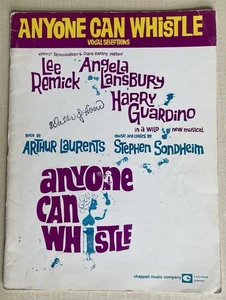 Anyone Can Whistle Sheet Music Piano Vocal Selections Book Vintage Broadway - Picture 1 of 6