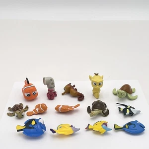 Lote de 14 piezas de juguetes de baño Disney Finding Nemo Dory peces tortugas cangrejo animales marinos niños para - Imagen 1 de 9