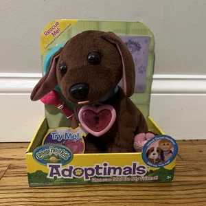 Toppa Cavolo Bambini Adoptimals Rescue Me Bassotto Marrone Peluche Cane Cucciolo - Nuovo - Foto 1 di 5