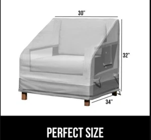GORILLA GRIP Funda Silla Patio Exterior Impermeable 30" x 34" x 32" - Imagen 1 de 3