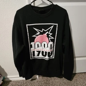 Sudadera The Hundreds 1980 Pink Bomb Logo Cuello Redondo Negra Talla L - Imagen 1 de 5