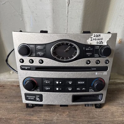 2007 INFINITI G35S КЛИМАТ-КОНТРОЛЬ ТЕМПЕРАТУРЫ РАДИО 25391-JK65B - Изображение 1 из 2