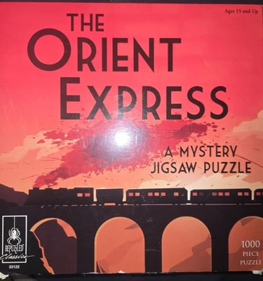 The Orient Express A Mystery Jigsaw Puzzle Read Assemble Solve Bepuzzled 1000 Pc - Image 1 of 2