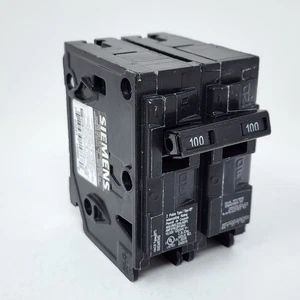Siemens 100-Space Amp Double-Pole Type QP Circuit Breaker Q2100P - Picture 1 of 7