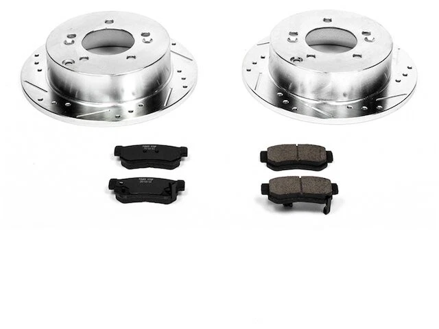 Kit de pastillas de freno trasero y rotor para Hyundai Tucson 2005-2009 2006 2007 2008 YY866QW Foto 1 de 1