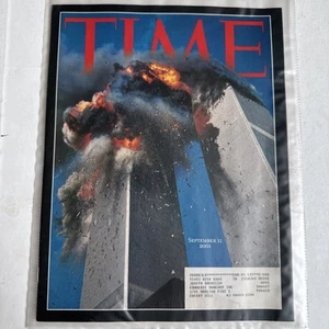 TIME MAGAZINE SEPTEMBER 11 2001 NEW YORK WORLD TRADE CENTER TWIN TOWERS ATTACK - Picture 1 of 2