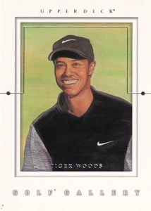 2001 Upper Deck Golf Gallery Tiger Woods #GG4 Rookie RC - Picture 1 of 2