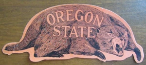 VINTAGE, ORIGINAL, FANTASTIC OREGON STATE, PAPER LABEL, STICKER 30'S 0R 40'S - Picture 1 of 5