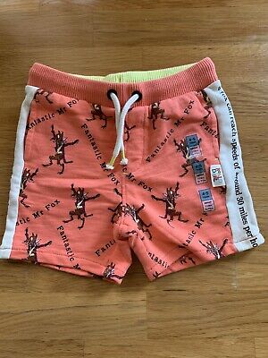 Pantaloncini Arancioni Nuovi Con Etichette M&S Ragazzi Fantastic Mr Fox 4-5 Anni  • 5.75€