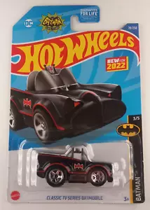 2022 Hot Wheels Classic TV Series Batmobile 78/250 Tooned Batmobile 3/5 NEW - Picture 1 of 2