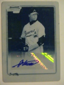 2010 Bowman Chrome Arodys Vizcaino Braves Auto 1/1 - Picture 1 of 1