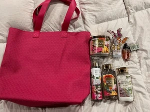 Bath Body Works Mothers Day 7pc Gift Set Brightest Bloom Mist Lotion Bag Candle - Picture 1 of 6