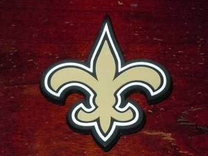 NEW ORLEANS SAINTS Vtg NFL RUBBER Football LARGE FRIDGE MAGNET Standings Board - Picture 1 of 1