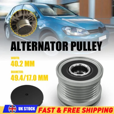 Alternator Pulley 03G903016F, 03G903016G For 2007-2015 Audi A4 B8 2.0 Tdi Diesel - Image 1 of 4