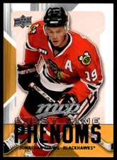 2008-09 Upper Deck MVP First Line Phenoms Jonathan Toews Chicago Blackhawks R129