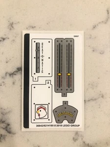 LEGO STICKER SHEET for 70920 Egghead Mech Food Fight, New & Genuine - Picture 1 of 1