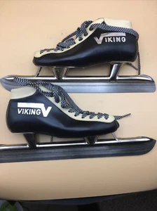 Viking Sprint Special Size 34 Speed Skates Bi Metal Blade Kangaroo Boot - Imagen 1 de 4