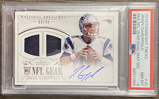 2014 Panini National Treasures #JG RC NFL Gear Dual Material Auto #/99 PSA 8