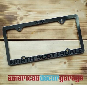 USA Nummernschildrahmen Kunststoff/License Plate Frame *Scottsdale AUDI * - Picture 1 of 1