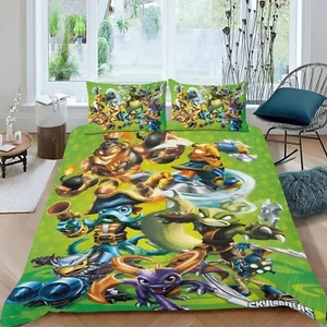Juegos de cama Skylanders Swap Force 3 piezas juegos de funda nórdica estaciones para niños suaves - Imagen 1 de 6