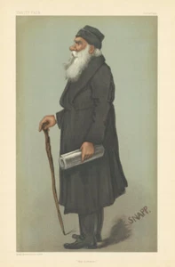 VANITY FAIR SPION CARTOON Graf Leo Tolstoi 'Krieg & Frieden'. Schriftsteller. Tolstoi 1901 - Bild 1 von 2