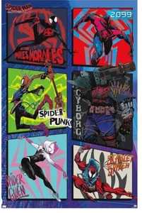 Marvel The Spider-man Across The Spider-verse Group Poster By Trends 23208 - Picture 1 of 2