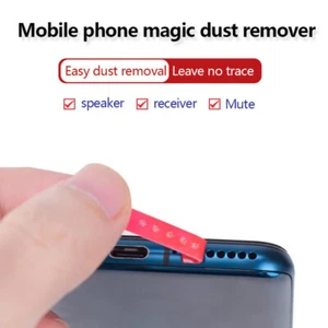 Mobile Phone Hole Dust Removal Glue Mobile Phone Receiver Cleaning Artifact L-❤ - Zdjęcie 1 z 5