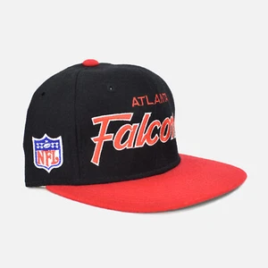 Atlanta Falcons Años 90 Logotipo Atlético Guión Lana Especialidades Deportivas De Colección Sombrero Ajustado - Imagen 1 de 5