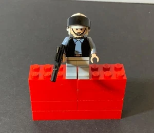 VTG Lego Star Wars Minifigure Rebel Scout Trooper sw0187 Set #7668 Damaged Face - Picture 1 of 9