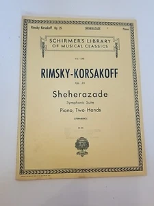 Sheherazade Op 35 Piano Schirmer Piano Solo Sheet Music - Picture 1 of 2