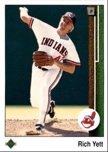 1989 Upper Deck Rich Yett Cleveland Indians #728