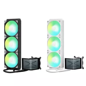 TRYX SE 360 ARGB 360mm AIO Rotatable MOLED Curved Screen 3D Cooler Asetek Adela - Picture 1 of 17